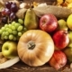 frutta e verdura di Ottobre